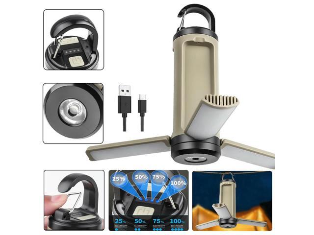 Foldable Outdoor Hanging Camping Lantern 6 Modes Portable Camping Lamp Camping Emergency Flashlight for Camping Hiking Fishing