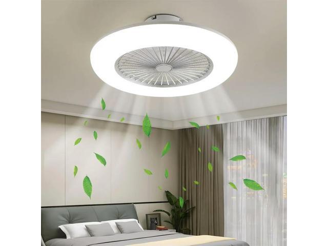 Ceiling Fan with Light Low Profile Ceiling Fan with Remote Control Modern Ceiling Fan 3 Wind Speed for Living Room Dining Room