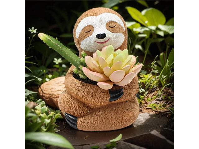 Succulent Planter Black Cat Plant Pot Best Gifts for Family Friends Succulent Flower Pot Xmas Gift for Indoor Outdoor