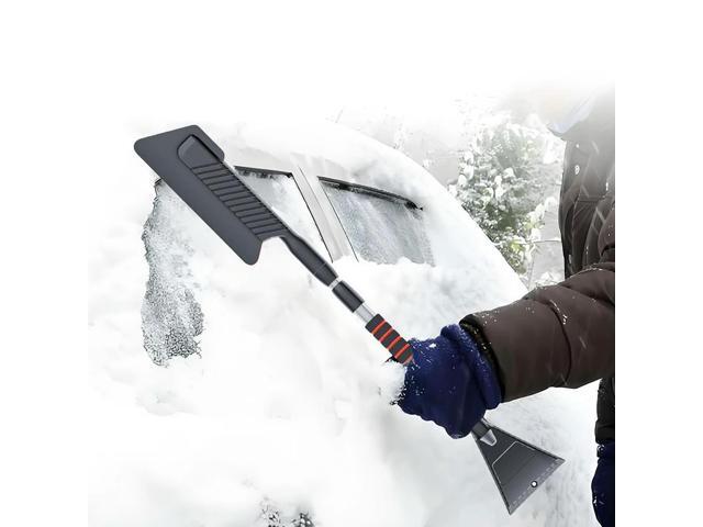 Car Ice Scraper for Winter Universal Car Snow Shovel with EVA Foam Handle Car Glass Windshield Snow Remover Shovel for Car Clean