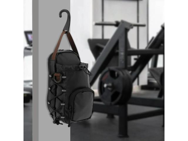 Magnetic Gym Bag with Water Bottle Holder Gym Crossbody Bag Gym Bottle Carrier Bag for Men Women Gym Accessories Organizer