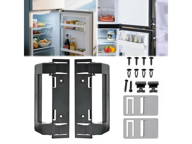 2Pcs Refrigerator Door Handle Ergonomic RV Refrigerator Door Handle Refrigerator Hardware Door Handles RV Parts Accessories