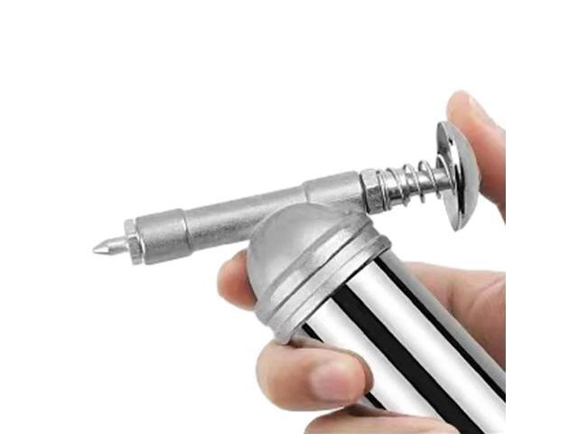 80cc Capacity Mini Grease Gun Machine with Needle Nozzle 1000PSI Handheld High Pressure Oiler for Greasing Small Accessories