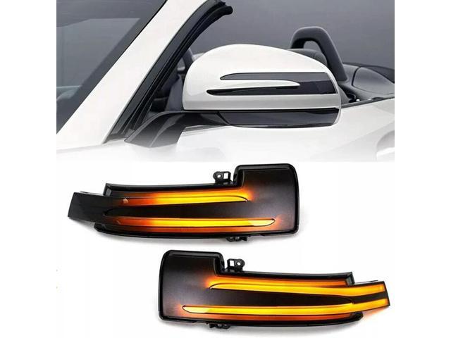 2Pcs Side Mirror Indicator Lamp Waterproof Flowing Water Blinker Flashing Light Exterior Mirror Turn Signal Lamp Car Accessories