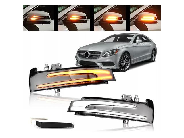 2Pcs Side Mirror Indicator Lamp Waterproof Flowing Water Blinker Flashing Light Exterior Mirror Turn Signal Lamp Car Accessories