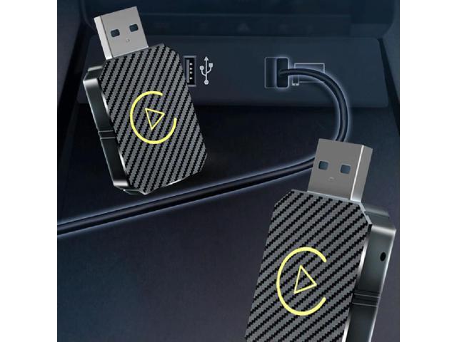 Wireless Carplay Android Auto Adapter USB Car Dongle Plug & Play AI Box BT for Wired CarPlay/Andriod Auto Cars