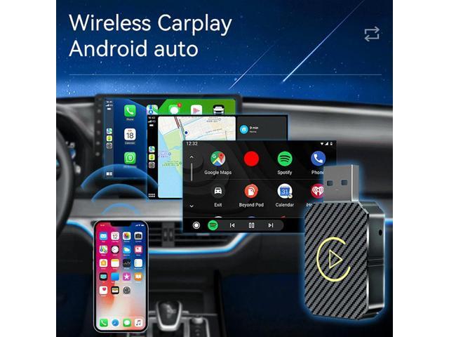 Wireless Carplay Android Auto Adapter USB Car Dongle Plug & Play AI Box BT for Wired CarPlay/Andriod Auto Cars
