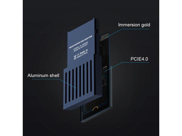 HDD Conversion Box for Xbox Series X/S External Host M2 NVME 2230 SSD Expansion Card Conversion Box Supports PCIe 4.0