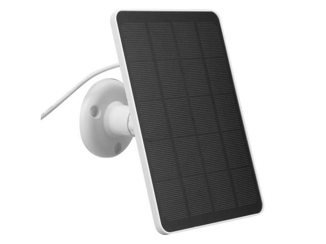 20W Solar Panel with 3-meter Charging Wire Solar Panel Charger Wall Mount Bracket for Ring Spotlight Camera/Ring Stick Up Camera