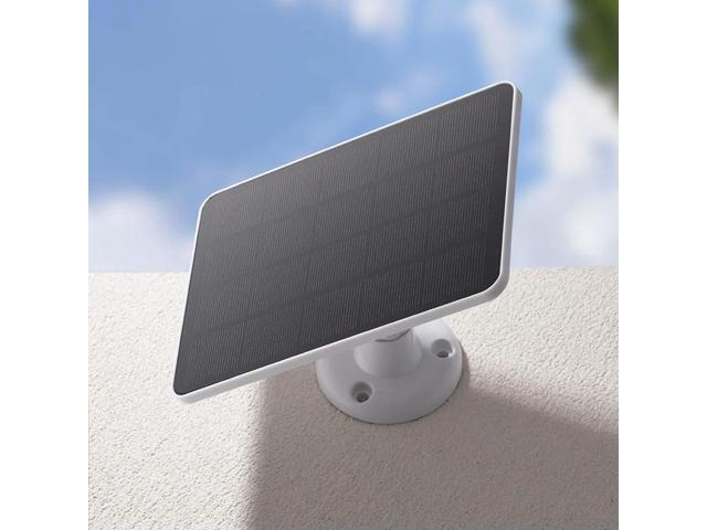 20W Solar Panel with 3-meter Charging Wire Solar Panel Charger Wall Mount Bracket for Ring Spotlight Camera/Ring Stick Up Camera