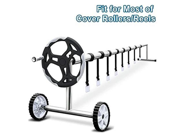 8pcs Swimming Pool Solar Cover Reel Attachment Kit Swimming Pools Reel Tube Tool Easy Assemble Solar Blanket Accessories