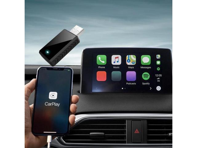 Wired To Wireless Carplay & Android Auto 2 in 1 Dongle USB Plug and Play Mini Adapter Bluetooth-Compatible 5.0 OTA Upgrade