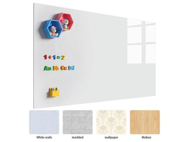Magnetic White Board Sticker Include Marker Magnet Eraser Wall Dry Erase Board Removable Erasable Surface for Kids Office Home