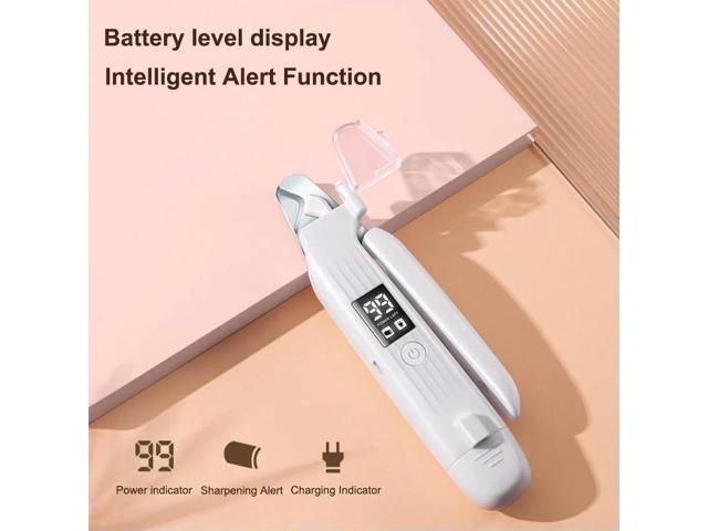 2 in 1 Electric Pet Nail Trimmer with LED Lights Pet Nail Grinder Dog Nail Trimmer and Grinder for Small Medium Large Dogs/Cats