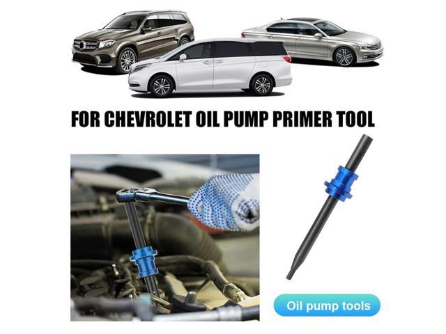 Oil Pump Primer Aluminum Engine Priming Tool Anti-rust for Chevy V6 V8 Engine Small Big Block for Chevy 283 SBC 454 BBC