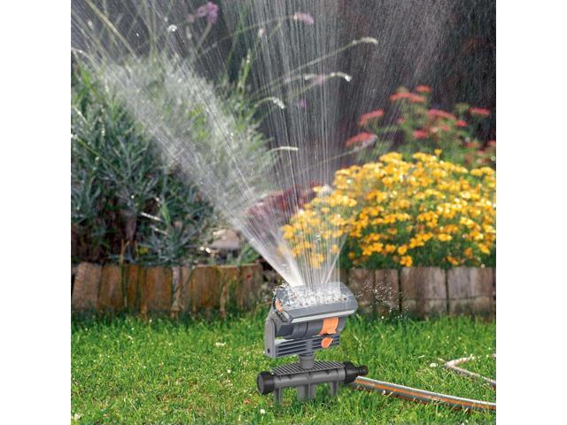 Oscillating Sprinkler Garden Sprayer 16 Nozzles Watering Irrigation System Adjustable Flow Watering Device for Garden Lawn Patio