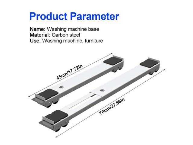 2Pcs Refrigerator Base Holder Non Slip Mobile Roller Bracket Appliance Roller for Washing Machines Refrigerator