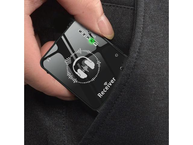 Wireless In-Ear Monitor System Rechargeable Transmitter Receiver 40M Transmission for Studio Band Rehearsal Live Performance