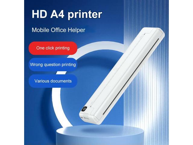 Wireless A4 Thermal Printer Inkless Printing Paper 1000mAh Printing Paper Replacement Bluetooth-compatible Easy To Use