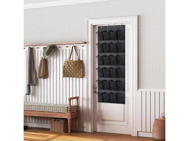 2Pcs Over The Door Shoe Organizer Shoes Hanging Organizer Heavy Duty Shoe Organizer Mesh Shoes Organizer for Large Shoes