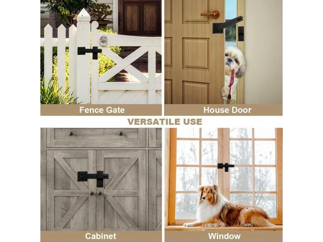 Barn Door Flip Latch Lock Heavy Duty Farm Flip Fence Gate Latch Barn Door Lock Hardware for Security & Privacy