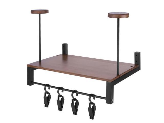 Wooden Motorcycle Helmet Holder with 5 Hooks Helmet Organizer Rack Wear Resist Helmet Hanger for Motorcycle Accesories