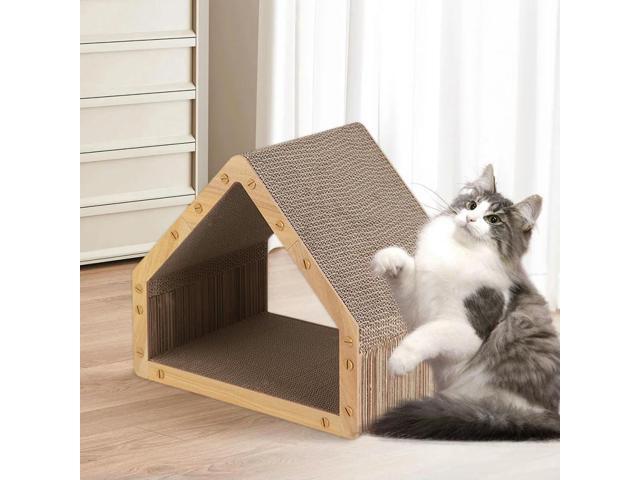 Cat Scratcher House Vertical Cat Scratcher Scratching Board Pad for Indoor Cats