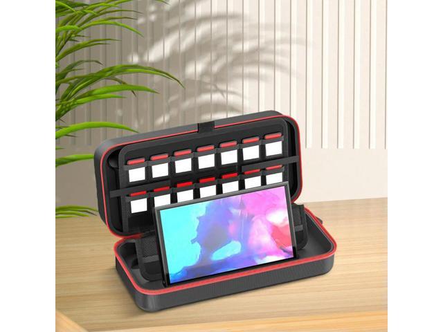 450G Protective Pouch with 24 Game Card Slots Carrying Case Shockproof Travel Bag for Switch 2 Console and Accessories