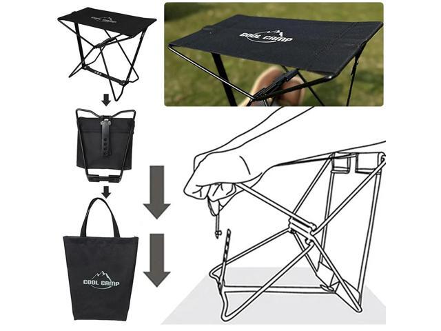 Oxford Cloth Folding Stool Hold Up To 100KG Portable Outdoor Stool for Subway Train Queuing Picnic Camping Fishing