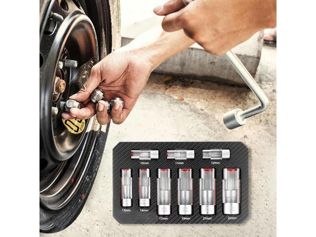 9Pcs Oil Pressure Sending Unit Removal Kit Oxygen Sensor Wrench Removal Tool Oxygen Sensor Removal Socket Tool for Vehicle