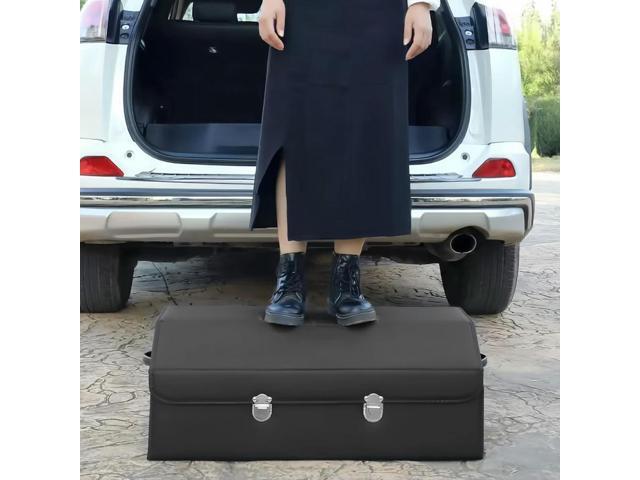 Auto Multiues Tools Box Large Capacity Car Trunk Organizer Box Foldable Car Box for SUV Cars Stowing Tidying