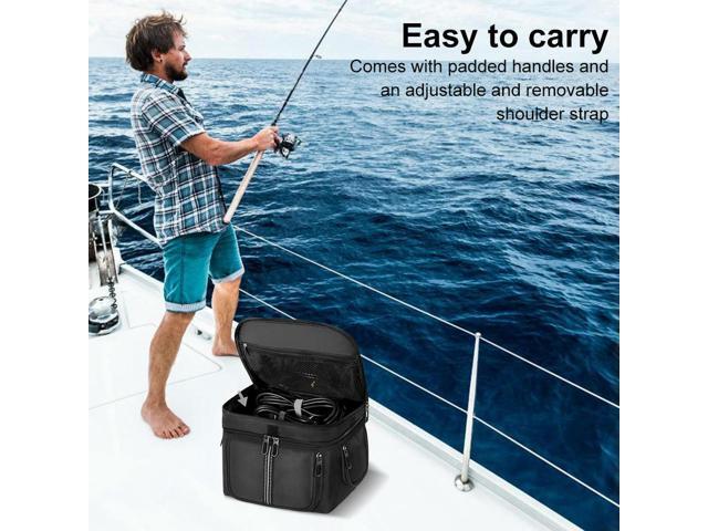 Carrying Case Case Multiple Pockets Travel Bag Protective Case for Ecoflow Portable Power Station River 3/3 Plus