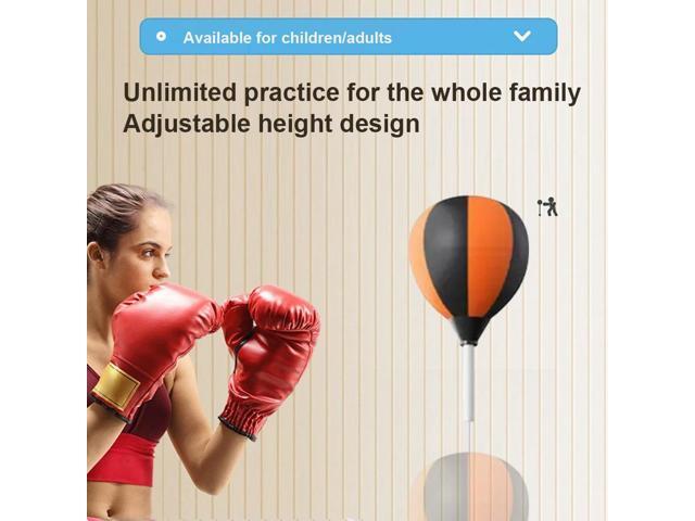 Punching Reflex Ball Set with Stand Boxing Equipment Height Adjustable for Training Boxing Stress Relief & Fitness