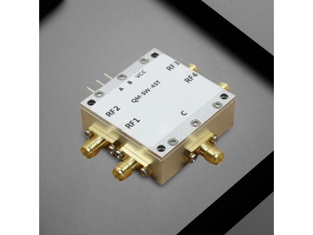 0.1-6GHz SP4T Switch 1 To 4 RF Single Pole RF Switch All Four Microwave Electronic Switches for Microwave