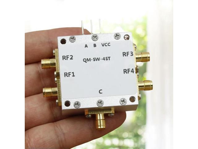 0.1-6GHz SP4T Switch 1 To 4 RF Single Pole RF Switch All Four Microwave Electronic Switches for Microwave