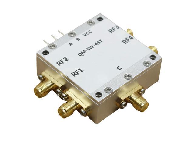 0.1-6GHz SP4T Switch 1 To 4 RF Single Pole RF Switch All Four Microwave Electronic Switches for Microwave