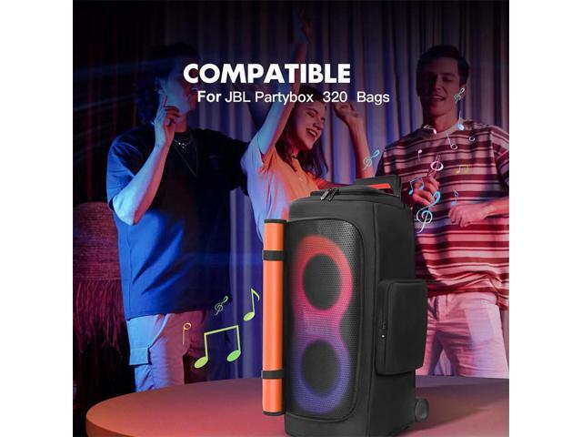 Speaker Dust Cover Waterproof Portable Speaker Dust Case Zipper Closure Padded Speaker Protective Cover for JBL PARTYBOX 310/320