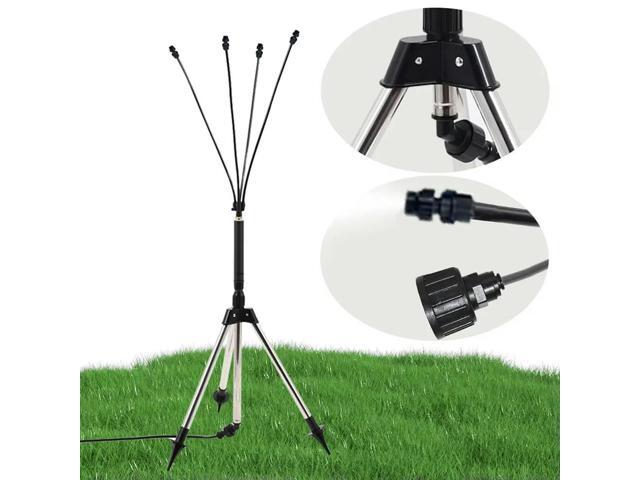 Water Mister Adjustable Height Portable Misting Cooling System Portable Misters for Outside for Water Mist Playing Patio Cooling