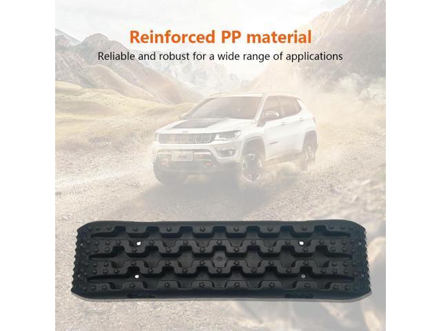 2Pcs Traction Board Anti-Skid Emergency Traction Mat Car Emergency Escape Mat Mud Sand Traction Assistance for Vehicles