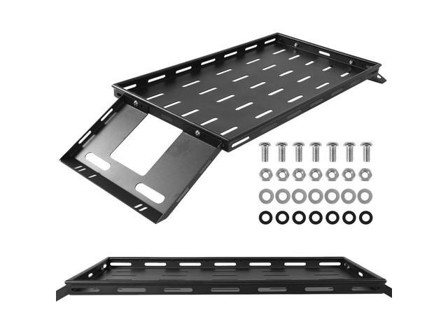Rear Trunk Cargo Rack Wear Resist Car Trunk Luggage Frame Rust Proof Lightweight Steel Tray Organizer for 07-25 JK/JL Wrangler
