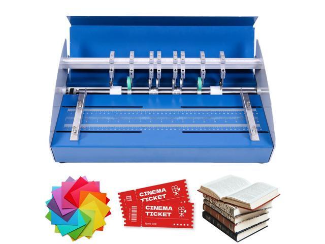 Electric Creasing Machine W/ Scale Ruler Paper Creaser Scorer Electric Folding Machine for Photos Documents Menus Envelopes Note