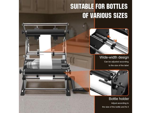 Wine Bottle Sticker el Applicator with Handle Manual Round Bottle eling Machine Manual eling Machine for Round Bottles