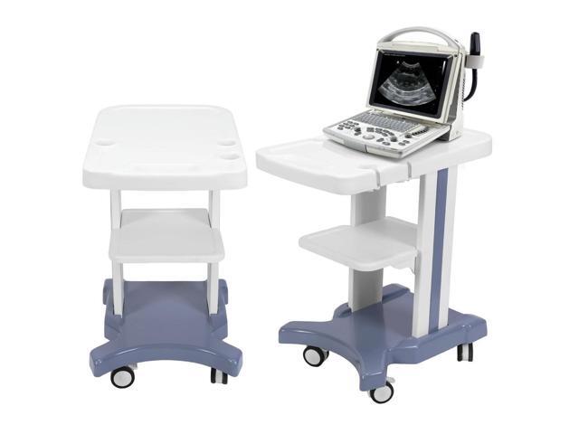 Mobile Workstation with Wheels Mobile Ultrasound Cart Beauty Utility Cart for Dental Clinics Hospitals & Beauty Salons
