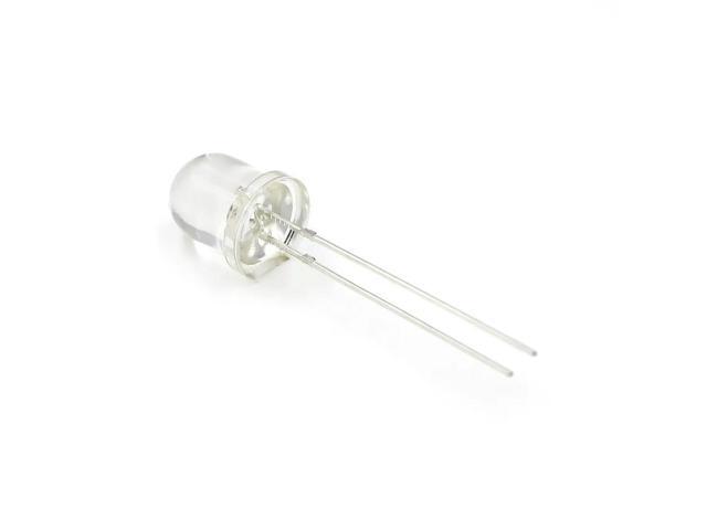 F8MM white LED 8MM round head white LED ultra bright light bead F8 white straight insert