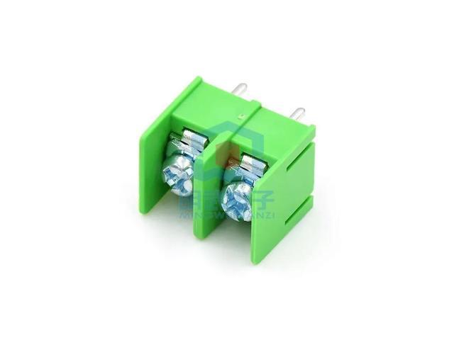 PCB fence terminal KF7620 pitch 7.62 green two 2P side pins