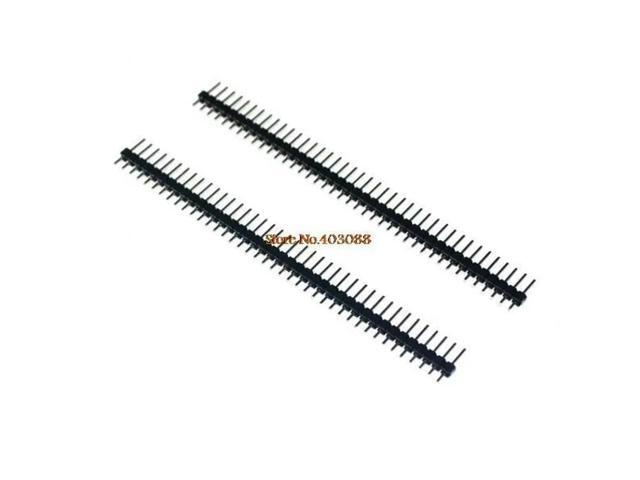 10pcs 40 Pin 1x40 Single Row Male 2.54 Breakable Pin Header Connector Strip for