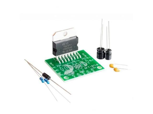 TDA7297 Power amplifier board parts DC 12V pure rear 2.0 dual-channel 15W+15W electronic DIY kit