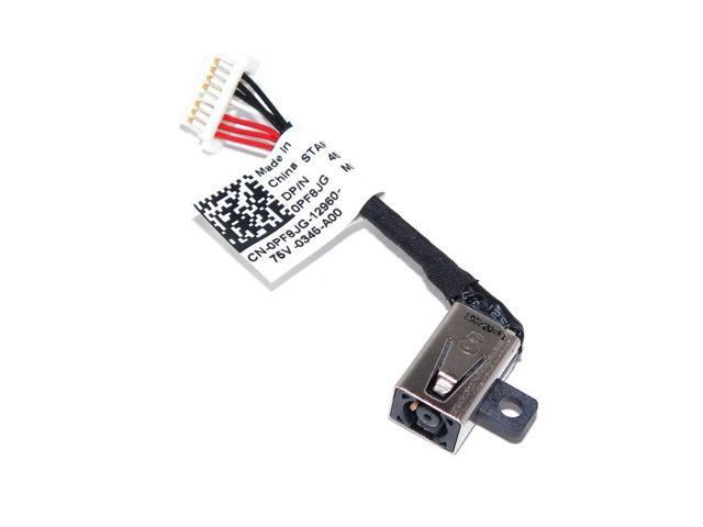 Laptop DC Power Jack Cable Harness for Inspiron 13 7368 7378 P69G 450.07R03.0021 PF8JG 0PF8JG