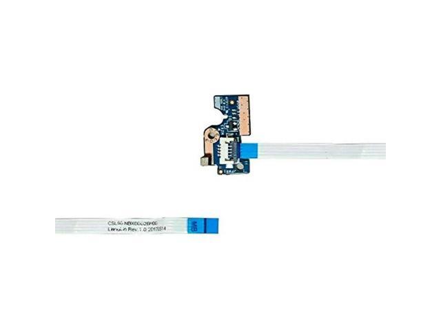 Power Switch Button Board with Cable Replacement For 15T-BR 15Z-BW 15-BW 15-BS 250 255 G6 CSL50 LS-E791P
