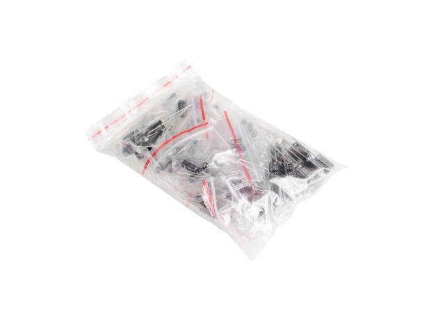 120pcs 12 value kit 1uF-470uF Electrolytic Capacitor assortment set pack 1UF 2.2UF 3.3UF 4.7UF 10UF 22UF 33UF 47UF 100UF 220UF